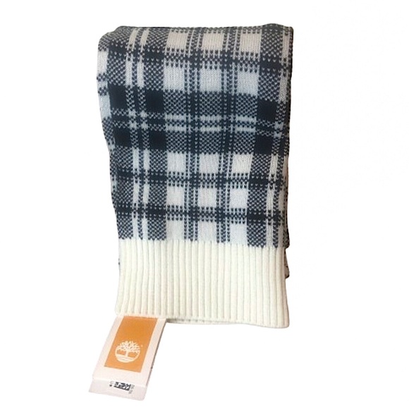 TIMBERLAND Plaid Flat Knit Scarf NWT - Picture 11 of 12